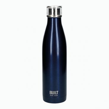 Built 740ml Double Walled Stainless Steel Water Bottle Blue