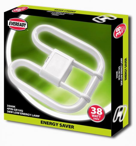 Eveready - Low Energy 2D Lamp - 38W 4Pin
