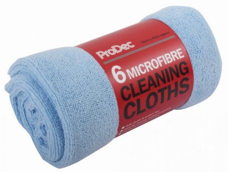 ProDec - Microfibre Cleaning Cloths 6Pack