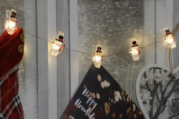 Festive – LED Snowman Peg String Lights