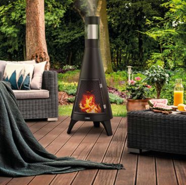 TOWER FIRE PIT CHIMNEY APOLLO BURNER