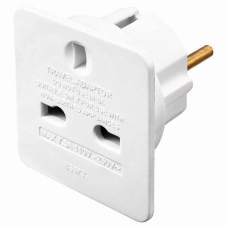 Masterplug - Travel Adaptor UK to Europe