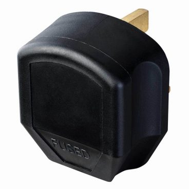 Dencon – 13Amp 3Pin Rubber Plug Black
