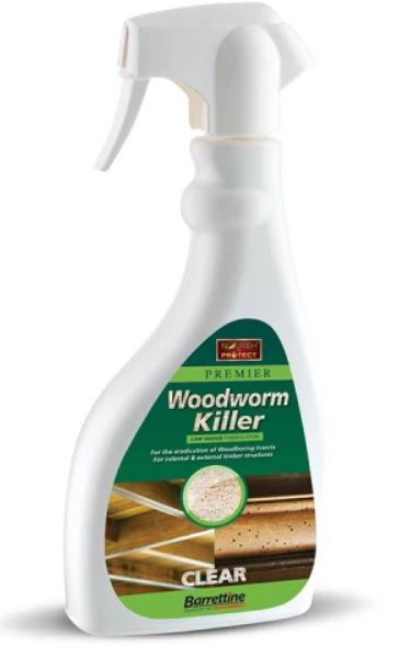 WOODWORM KILLER SPRAY 500ML BARRETTINE