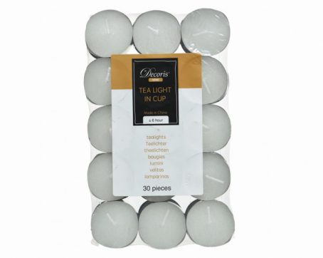 Kaemingk - Wax Tealights 4Hour Burn 30Pack