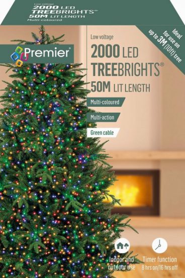 Premier – 2000 LED TreeBrights Multi-Coloured 50M
