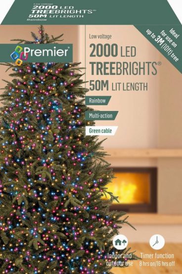 Premier – 2000 LED TreeBrights Rainbow 50M