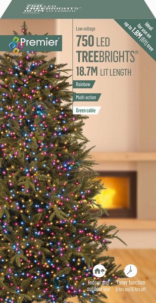 Premier – 750 LED TreeBrights Rainbow 18.7M