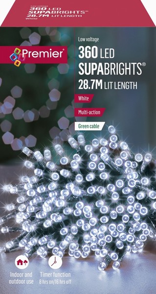 Premier – 360 LED SupaBrights White 28.7M