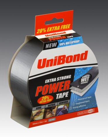 TAPE UNIBOND DUCT POWER SILVER 50MMX25M