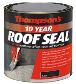 THOMPSONS 10 YR ROOFSEAL BLACK 1L