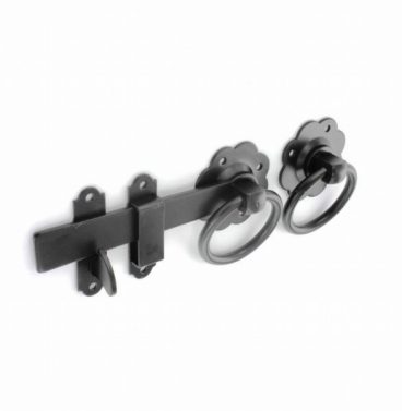 SECURIT S5136 RING GATE LATCH BLACK 150MM