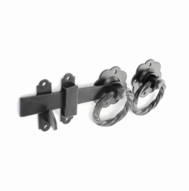SECURIT S5137 RING GATE LATCH TWISTED BLACK