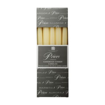 Price’s – Venetian Candles Ivory 10Pack
