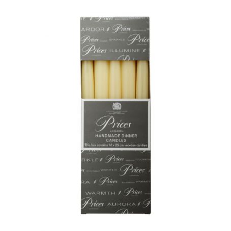 Price's - Venetian Candles Ivory 10Pack