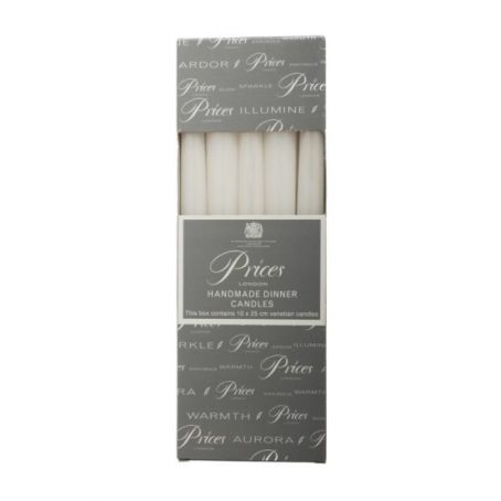 Price's - Venetian Candles White 10Pack