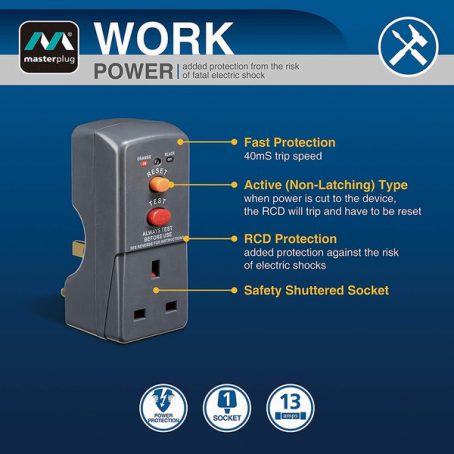 Masterplug - RCD Adaptor - Image 2