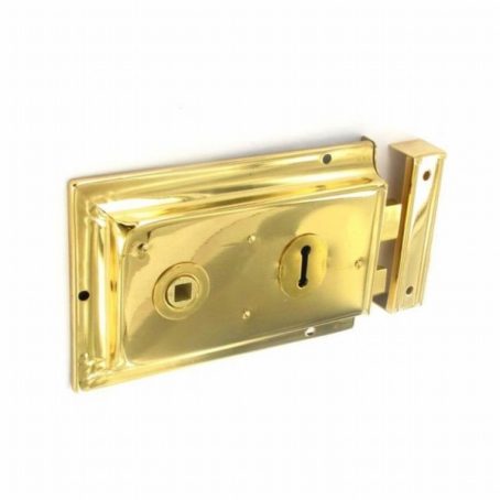 SECURIT S1840 RIM LOCK DOUBLE BRASS