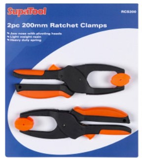 RATCHET CLAMP 20CM PK2 SUPA TCS200