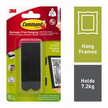 COMMAND PICTURE STRIPS BLACK 7.2KG