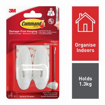 COMMAND WIRE HOOKS 2PK 1.3KG