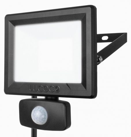 Luceco - LED PIR Slimline Floodlight IP65 - 50W 4000Lumens