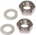 M12 STEEL NUTS & WASHERS ZP