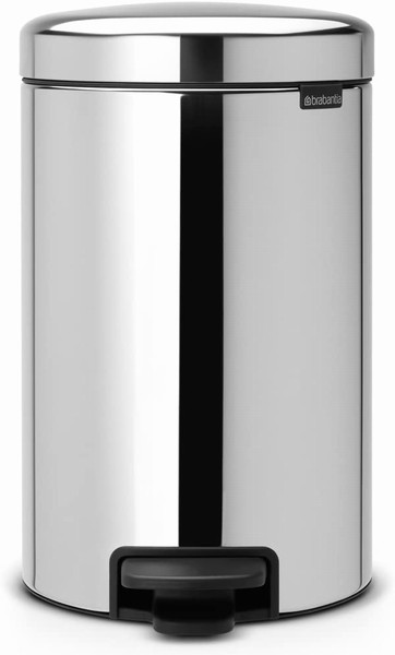 Brabantia – NewIcon Pedal Bin 12L – Brilliant Steel