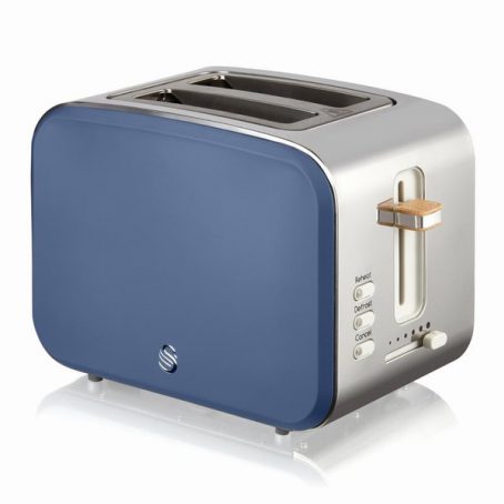 Swan - Nordic 2 Slice Toaster - Blue - Image 2