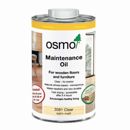 OSMO MAINTENANCE OIL CLEAR SATIN 1L