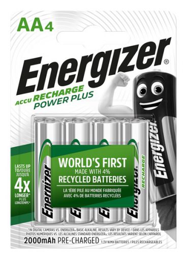 Energizer – AA Rechargable Battery – 4 Pack