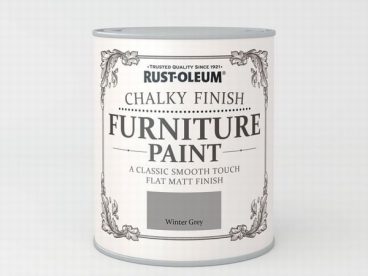 RUST-OLEUM CHALKY FINISH WINTER GREY 750ML