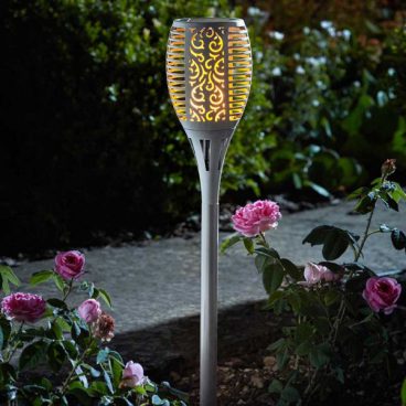 SOLAR LIGHT FLAME TORCH SLATE n/r