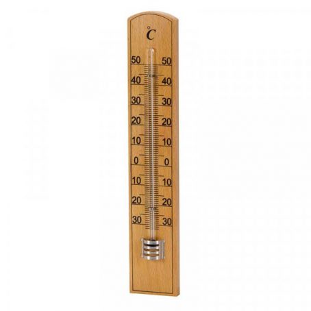 THERMOMETER WALL WOOD - Image 2