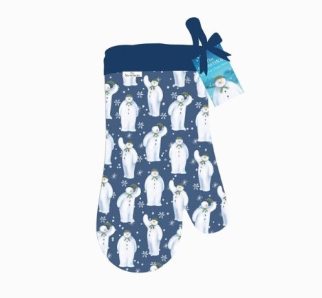 OVEN MITT SILICONE THE SNOWMAN