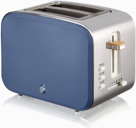 Swan - Nordic 2 Slice Toaster - Blue