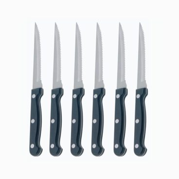 STEAK KNIFE SET S/S 6PIECE K/C