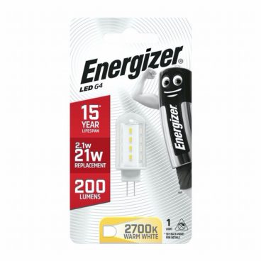 Energizer – G4 LED Bulb Warm White – 2.1W