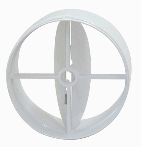 MANROSE R1230 VENT BACK DRAUGHT SHUTTER WHITE