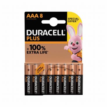 Duracell – Plus AAA Battery – 8 Pack