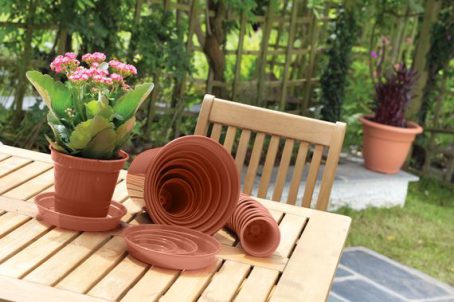SAUCER 15IN PLASTIC TERRACOTTA - Image 2