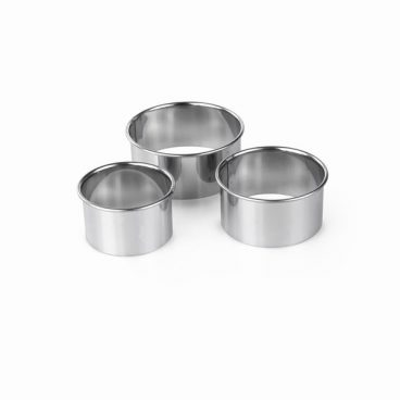 Tala – Stainless Steel Pastry Cutters Round Set of 3