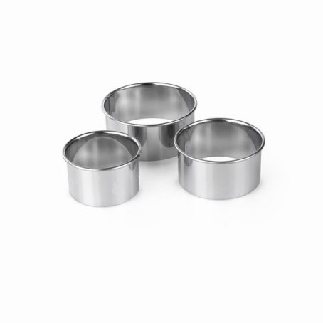 Tala - Stainless Steel Pastry Cutters Round Set of 3