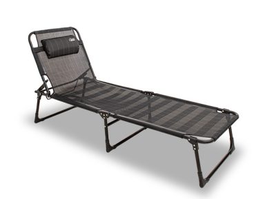 QUEST LOUNGER SUNBED WINCHESTER BLACK (2 FOR £120)