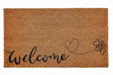 Groundsman – Coir Doormat Welcome Bee 40x70cm