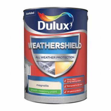 Dulux Weathershield Masonry Paint Smooth – Magnolia 5L