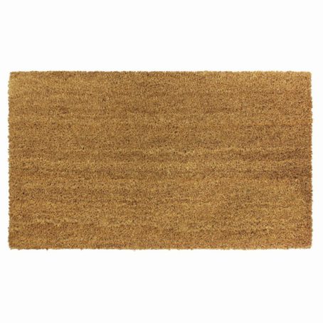 JVL - Coir Doormat PVC Backing Plain 40x70cm