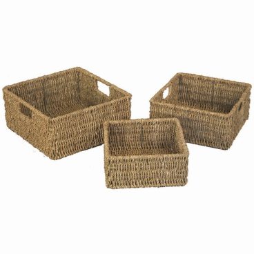 Tray – Seagrass Storage Trays Set of 3