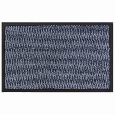 DOORMAT JVL BARRIER COMMODORE RUNNER BLUE/BLACK 120X170CM