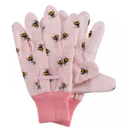 GLOVE COTTON GRIPS BEES PK3 MEDIUM - Image 3